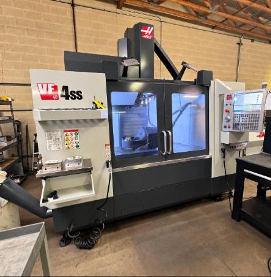 Used 2019 HAAS VF-4SS 5-Axis CNC Vertical Machining Center