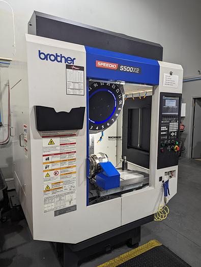 Used 2020 BROTHER SPEEDIO S500X2 4-Axis Vertical Machining Center ***Low Hours*** 2 Available