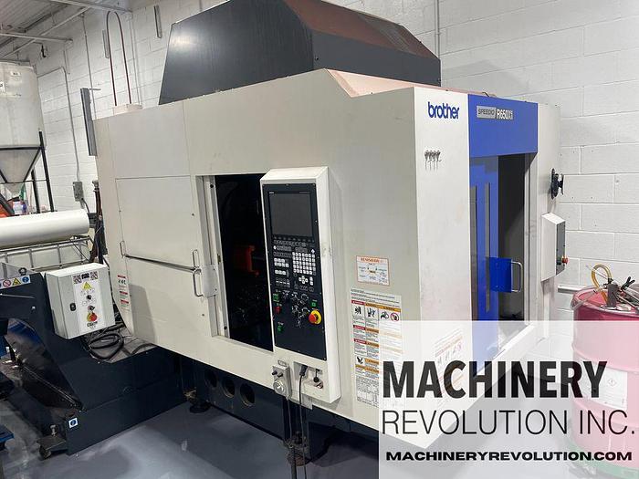 Used 2017 Brother R 650 X1 CNC Vertical Machining Center with 16,000RPM / Pallet Changer / TSC / WIPS