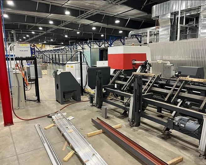 Used 2017 FARLEY HG TECH 2kW LT6515 FIBER TUBE LASER