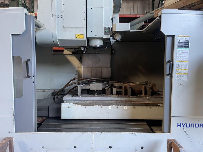 Used 2008 Hyundai-Kia VX750M Cat-50 CNC Vertical Machining Center
