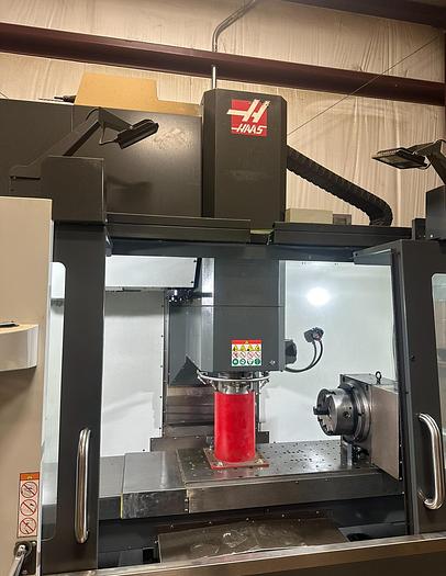 Used 2019 HAAS VF-3YT/50 4-Axis CNC Vertical Machining Center with TSC / PCOOL / WIPS
