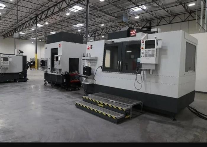 Used 2023 HAAS VM-6 5-Axis with 8" Extended Z-Axis 15,000 RPM CNC Vertical Machining Center ***Only 172 Feed Cutting Hours***
