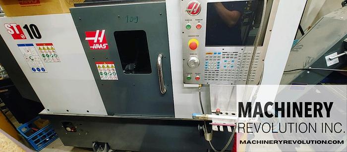 Used 2017 HAAS ST-10 CNC Turning Center Lathe with 6,000RPM / Mist Collector / AutoDoor ***150 Hours***