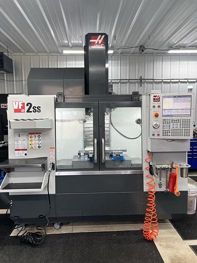Used 2022 HAAS VF-2SS 4-Axis CNC Vertical Machining Center