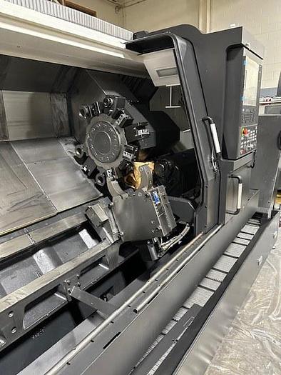 Used 2022 Hyundai-WIA L400LMC Long Bed Big Bore Live Tooling CNC Turning Center