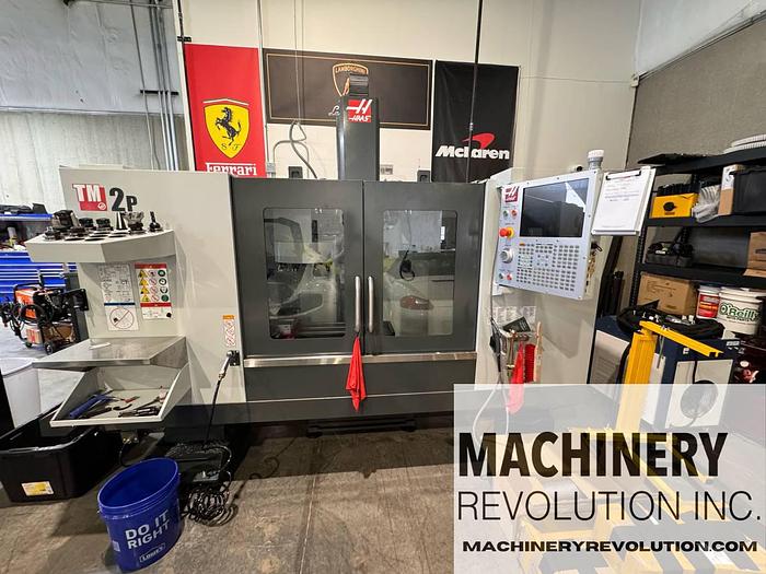 Used 2021 HAAS TM-2P CNC Vertical Machining Center With 10,000RPM / WIPS / PCOOl / HSM ***Low Hours***
