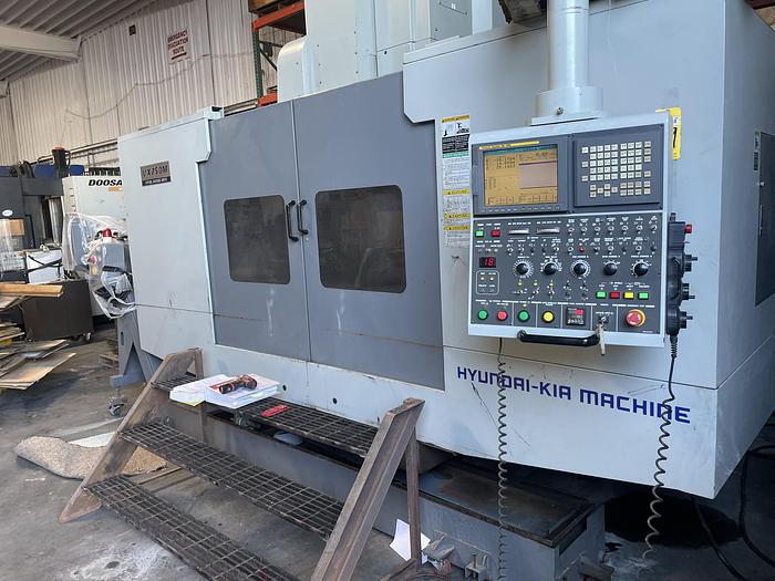 Used 2008 Hyundai-Kia VX750M Cat-50 CNC Vertical Machining Center