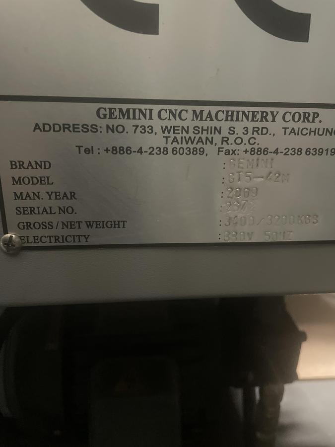Used 2009 GEMINI GT5-42M