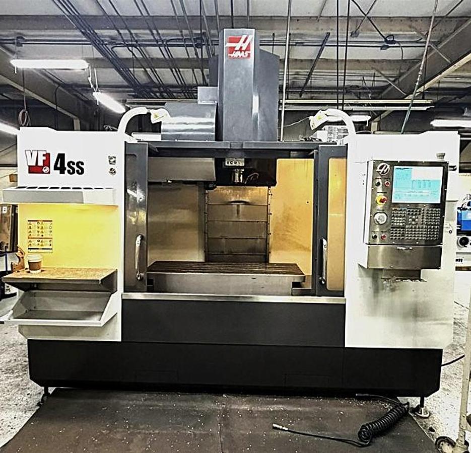 Used 2012 HAAS VF-4SS 12,000 RPM CNC Vertical Machining Center