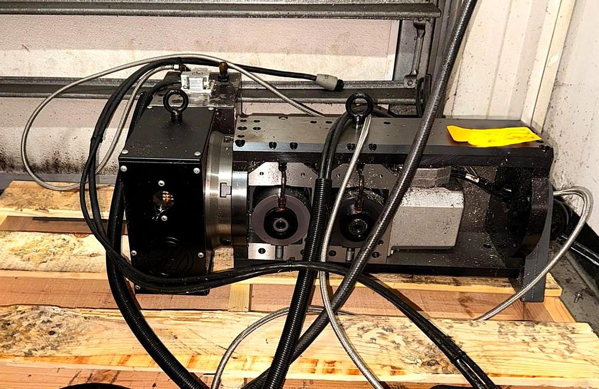 Used 2022 HAAS T5C2 5-Axis Rotary with Dual 5C Collets