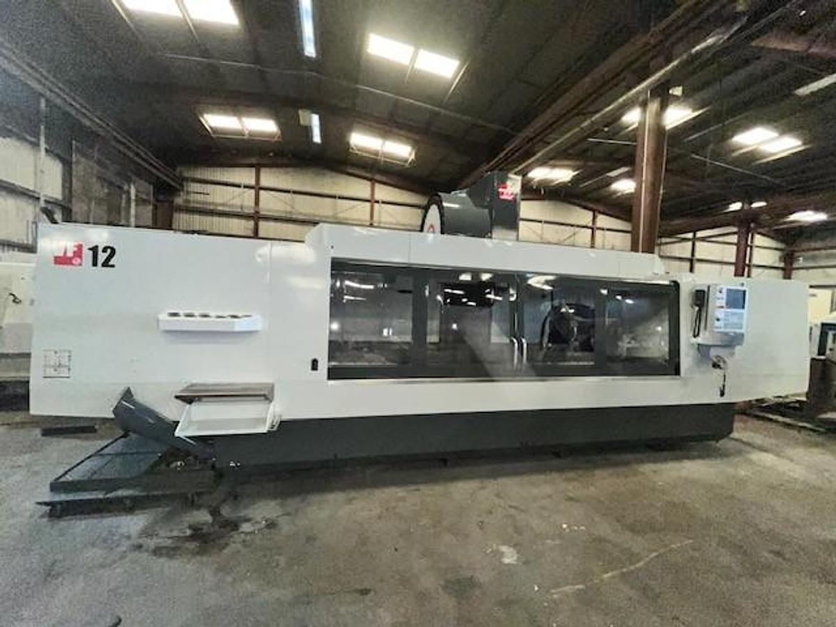 Used 2014 HAAS VF-12 Cat-50 4-Axis HRT-450 Rotary Table CNC Vertical Machining Center