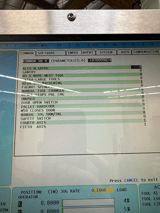 Used 2010  VF-6/40 TR-310 10,000 rpm 5-Axis Vertical Machining Center