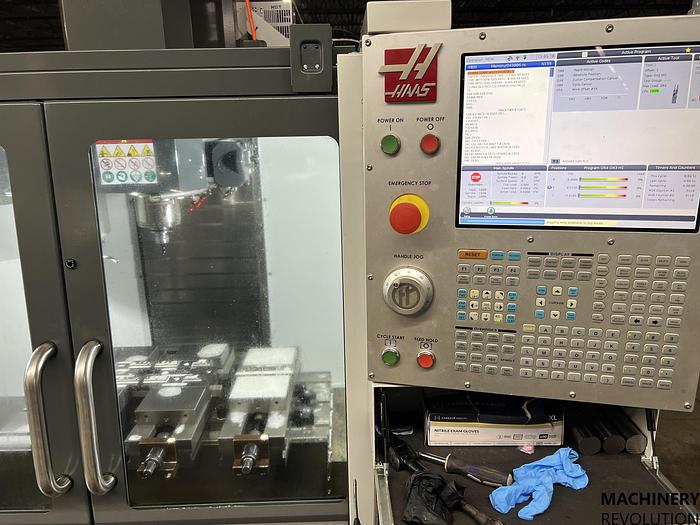 Used 2021 HAAS VF-2 4-Axis CNC Vertical Machining Center