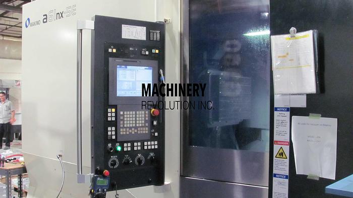 Used 2016 Makino A61NX-5E 5-Axis 400MM Horizontal Machining Center with Pallet Changer