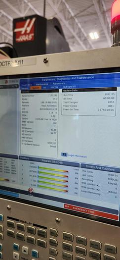 Used 2020 HAAS DT-1 5-Axis with TRT-100 Trunnion CNC Vertical Machining Center ***Low Hours***