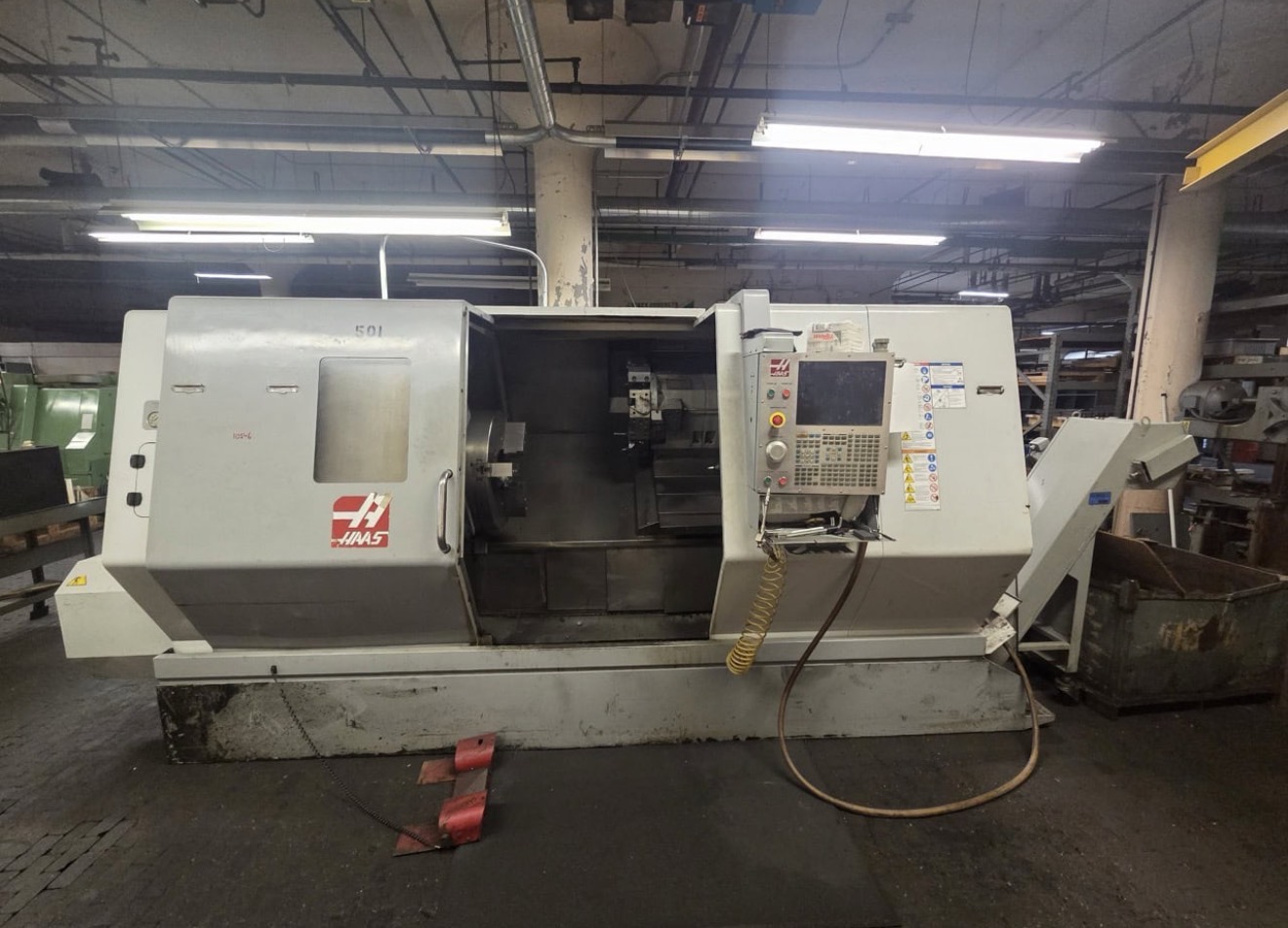 Used 2009 HAAS HAAS SL-40BB 6.5" Through Hole CNC Turning Center