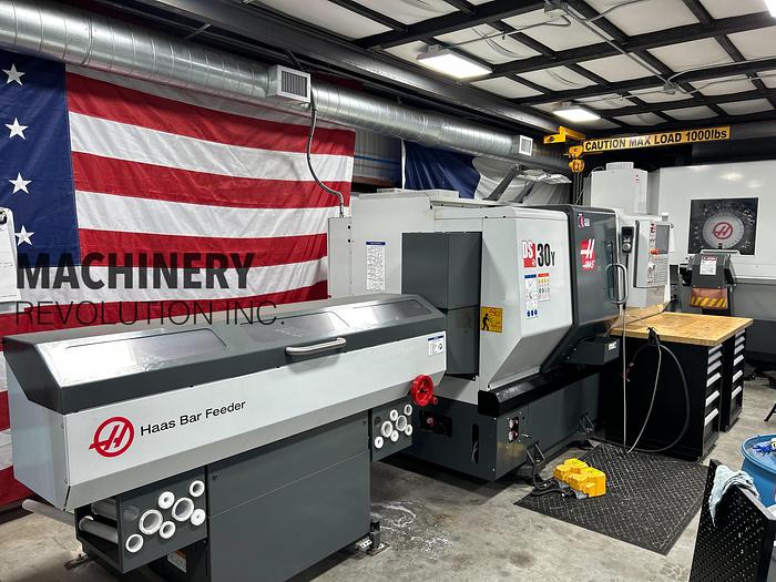 Used 2020 HAAS DS30Y CNC Turning Center With Live Tooling / Dual Spindle / Bar Feeder ***54 Hours*** Fully Optioned Like Brand New