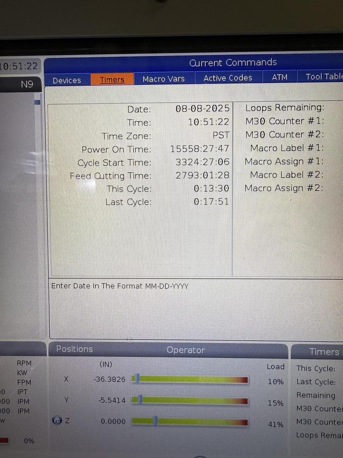 Used 2020 HAAS VF-4SS 4-Axis CNC Vertical Machining Center