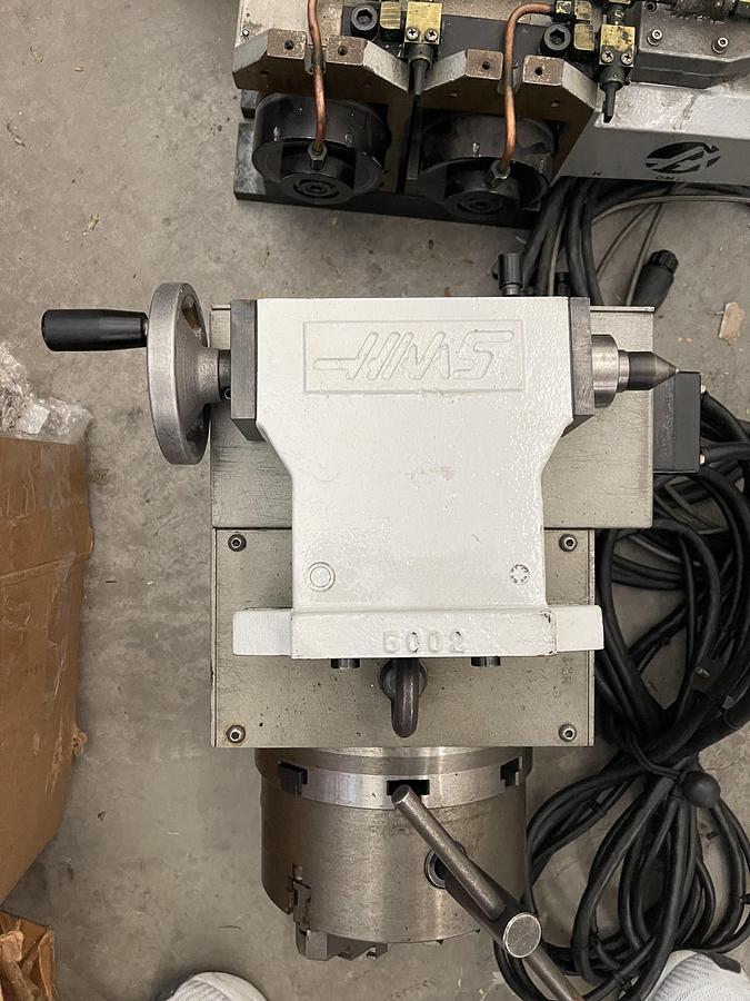 Used HAAS HRT-210B Super High-Speed Rotary w/ 8" 3-Jaw Chuck & 6" Pneumatic Tailstock