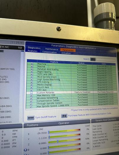 Used 2019 HAAS UMC-750 5-Axis 12,000RPM CNC Vertical Machining Center