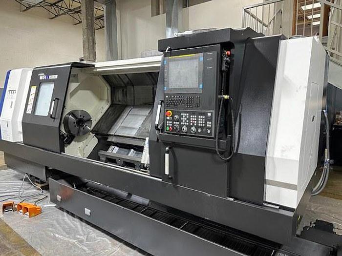 Used 2022 Hyundai-WIA L400LMC Long Bed Big Bore Live Tooling CNC Turning Center