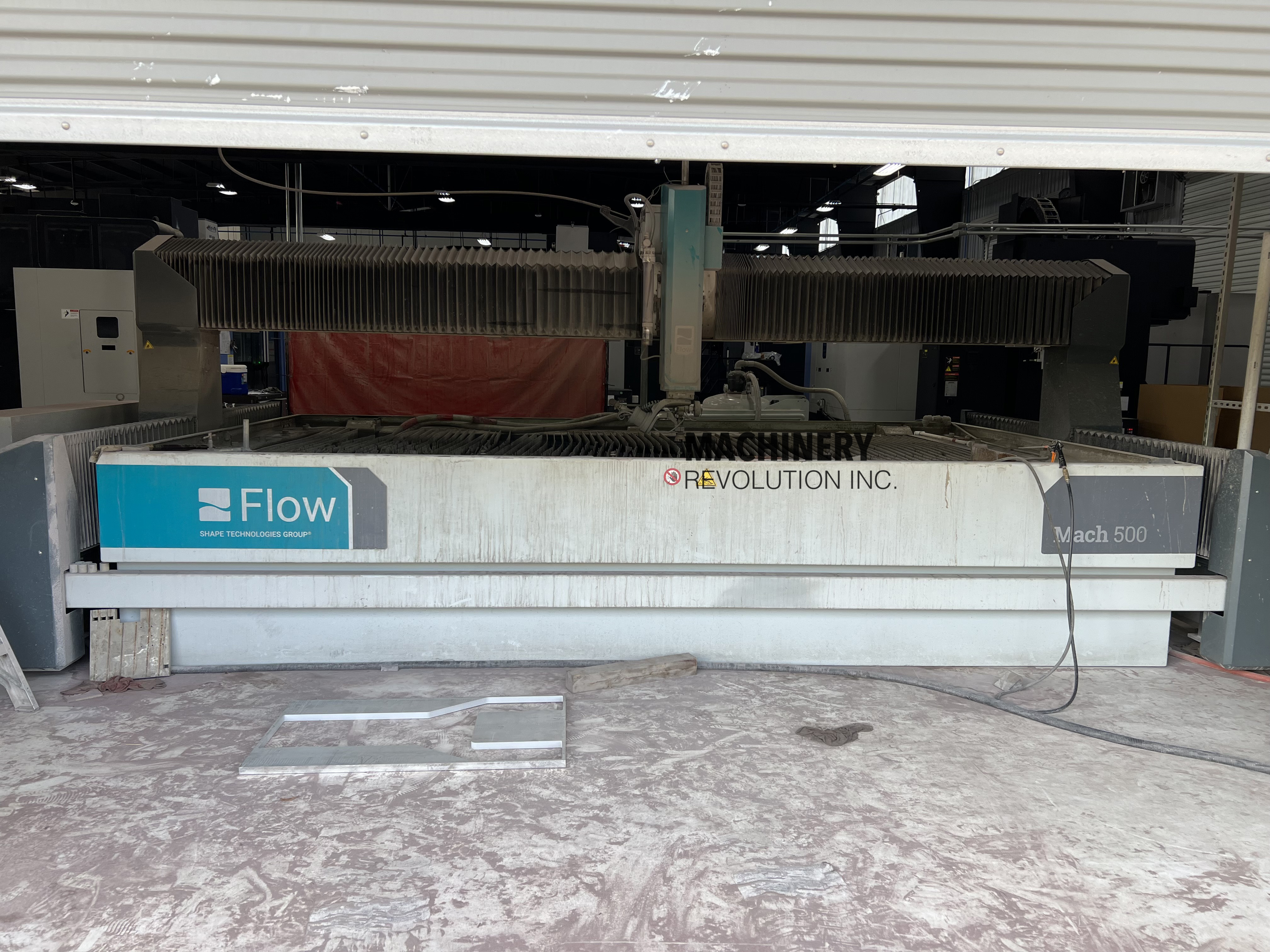 2022 Flow Mach 500 / 4020 / 94,000PSI / 13'-1" x 6'6" / 5-Axis Cnc WaterJet