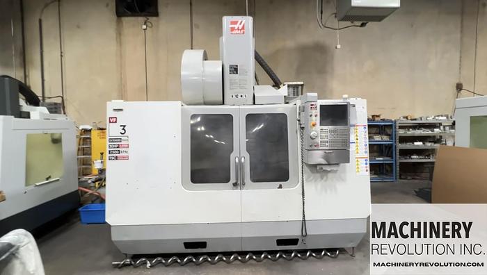 Used 2008 HAAS VF-3YT/50 CNC Vertical Machining Center TSC / WIPS