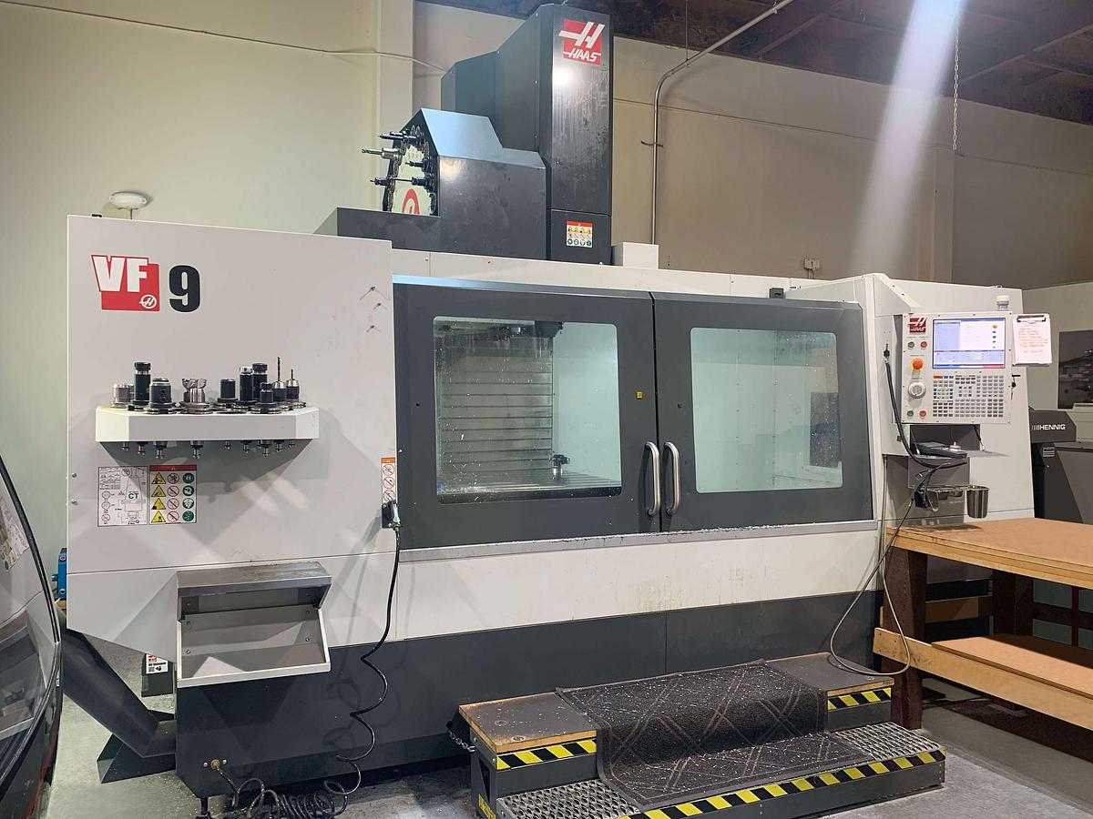 Used 2022 HAAS VF-9/50 4-Axis CNC Vertical Machining Center ***Low Hours***