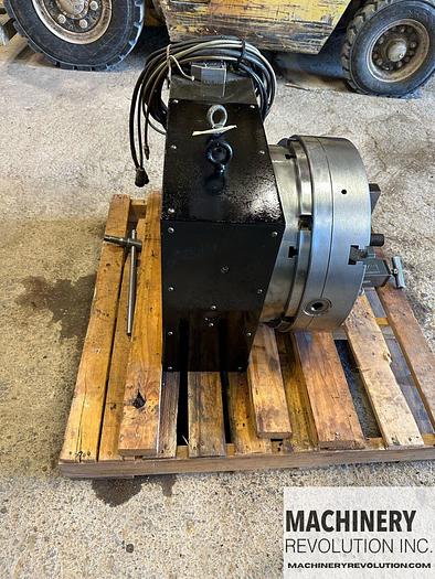 Used 2015 HAAS HRT-450 4th Axis Rotary Table with 19" Bison 4-Jaw Chuck