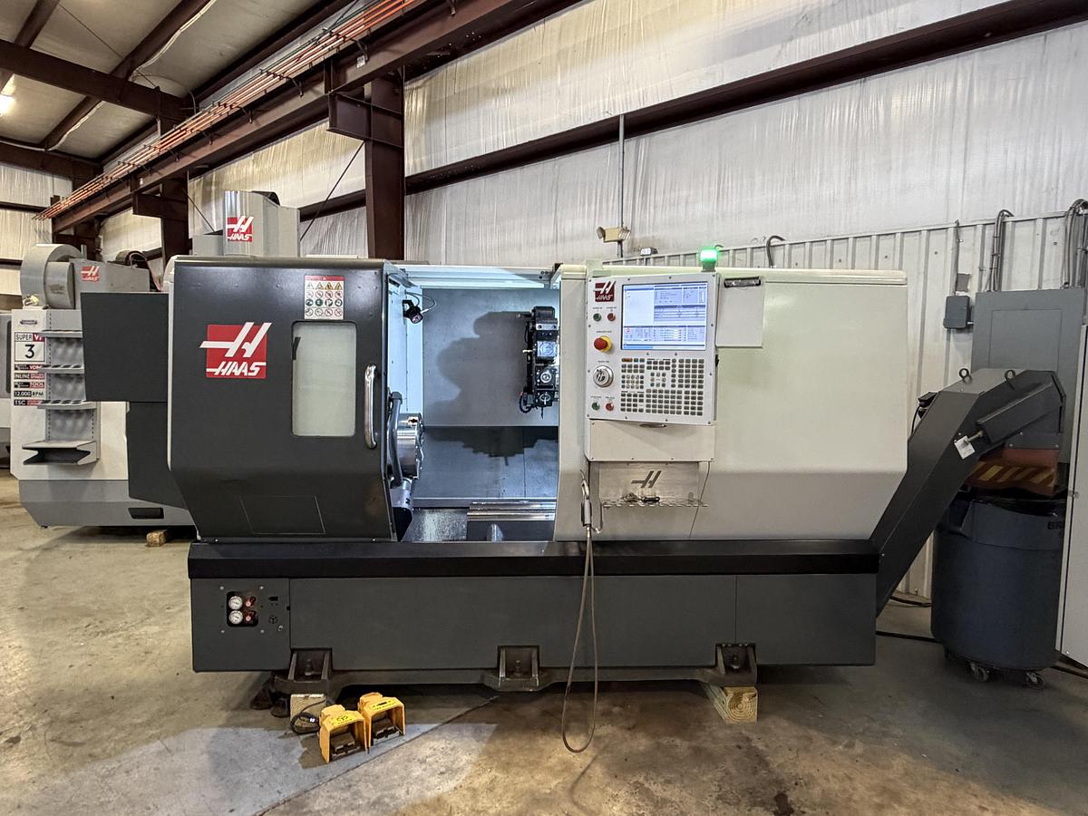 Used 2019 HAAS ST-35Y CNC Lathe with Live Tooling Only 719 Power On Hours