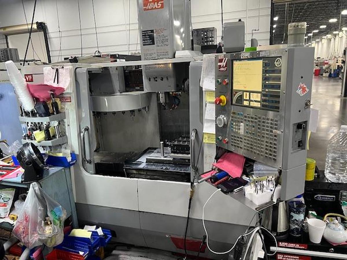 Used 2006 HAAS VF-2 4-Axis CNC Vertical Machining Center