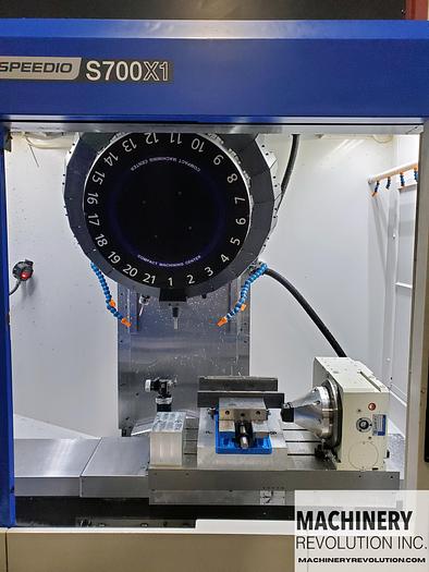 Used 2018 Brother Speedio S 700 X1 16,000RPM Vertical Machining Center 4-Axis ***Low Hours***