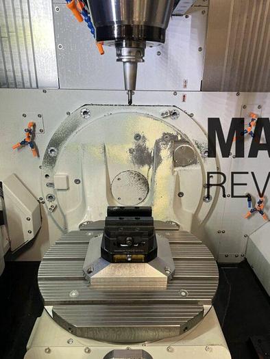 Used 2021 DOOSAN DVF5000 5-Axis 18,000RPM HSK-63 CNC Vertical Machining Center