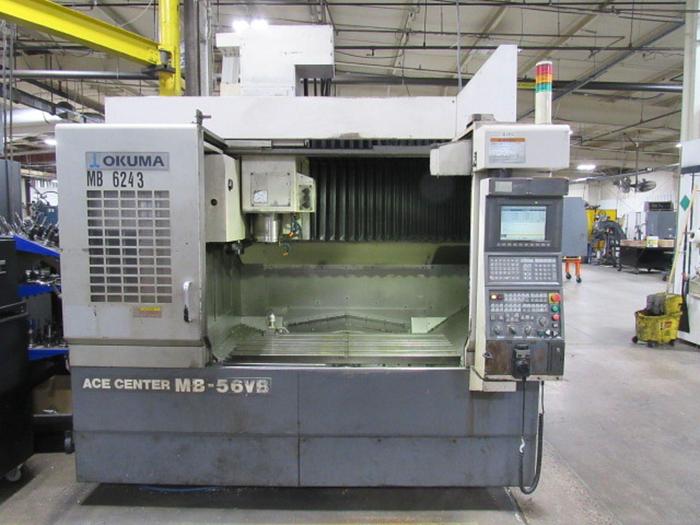 Used 2004 OKUMA Ace Center MB-56VB CAt-50 CNC Vertical Machining Center