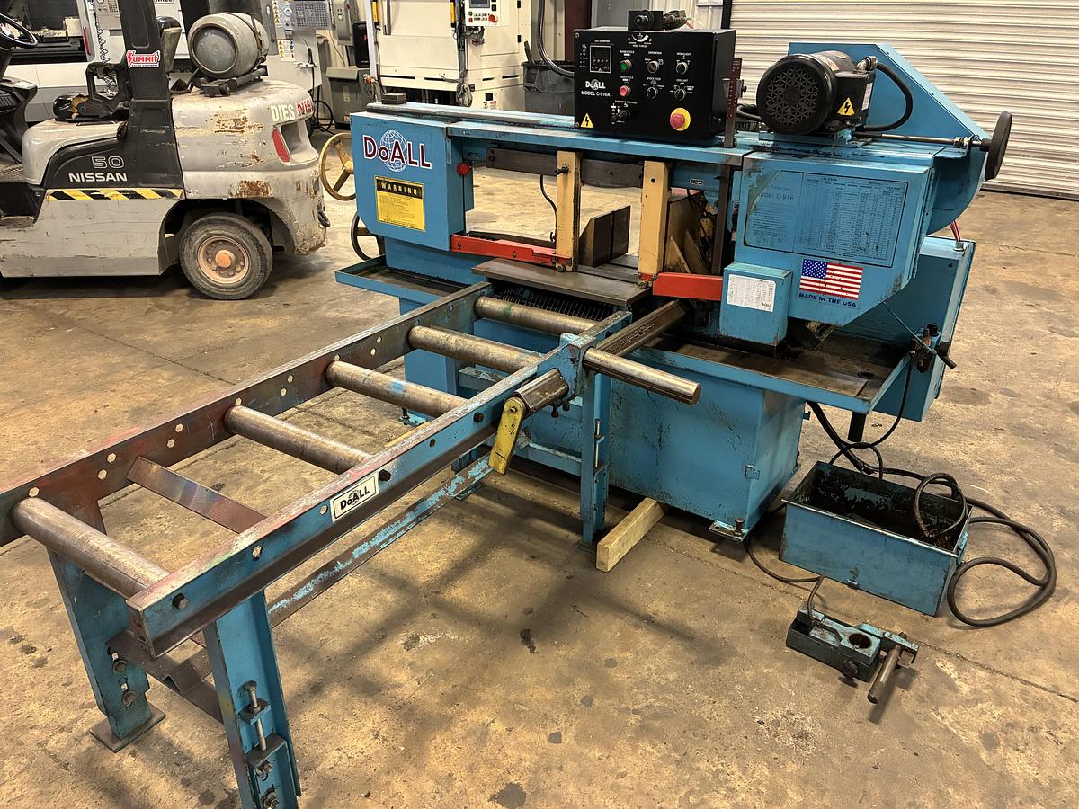 Used DoALL C-916A  10" x 10" Automatic Horizontal Bandsaw