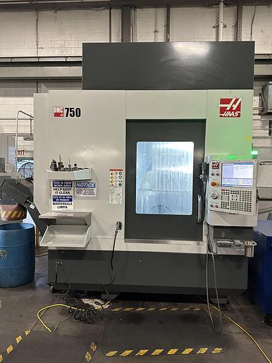 Used 2019 HAAS UMC-750 5-Axis CNC Vertical Machining Center ***Low Hours ***