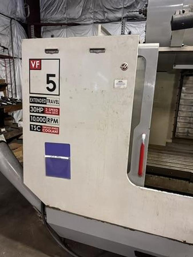 Used 2002 HAAS 2002 HAAS VF-5 Cat-50 XT Vertical Machining Center