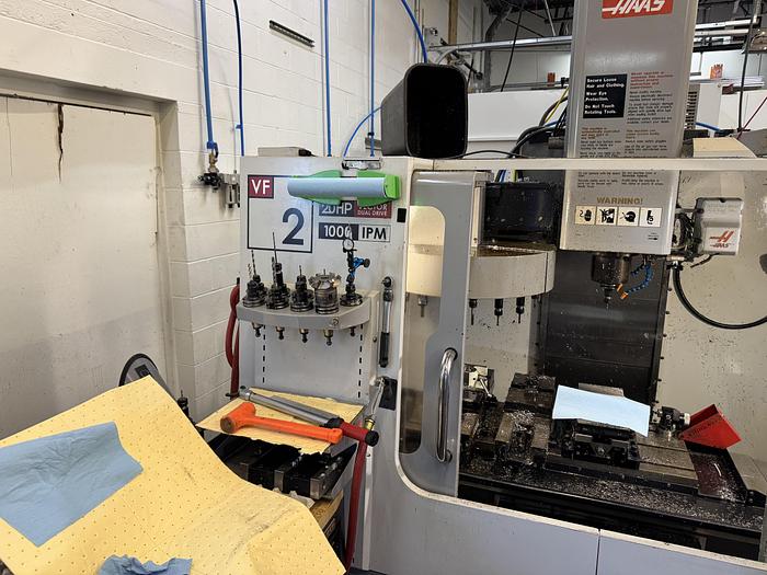 Used 2006 HAAS VF-2 4-Axis CNC Vertical Machining Center