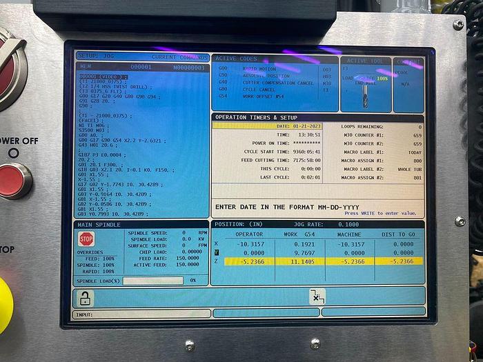 Used 2014 HAAS TM-2P 4-Axis CNC Vertical Machining Center