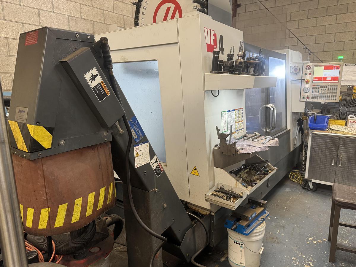 Used 2010 HAAS VF-4 CNC Vertical Machining Center