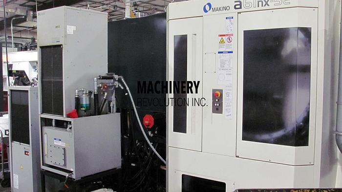 Used 2016 Makino A61NX-5E 5-Axis 400MM Horizontal Machining Center with Pallet Changer