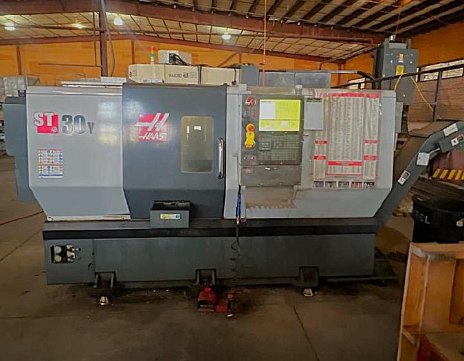 Used 2014 HAAS ST-30Y CNC Turning Center Low Hours