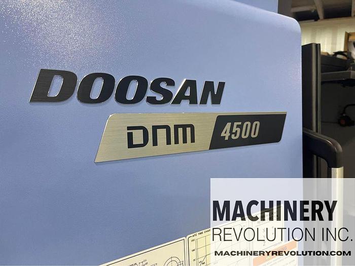 Used 2021 DOOSAN DNM 4500 12,000RPM 4-Axis CNC Vertical Machining Center ***Low Hours***