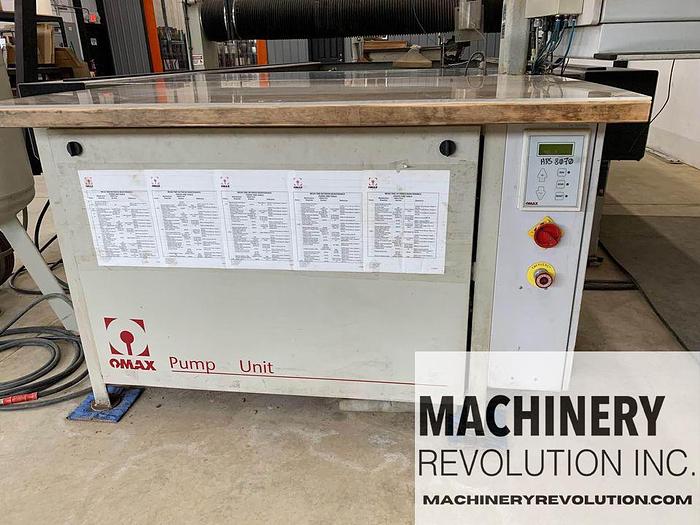 Used OMAX MAX 80160 WATERJET CUTTING SYSTEM W/ TILT-A-JET 50,000PSI