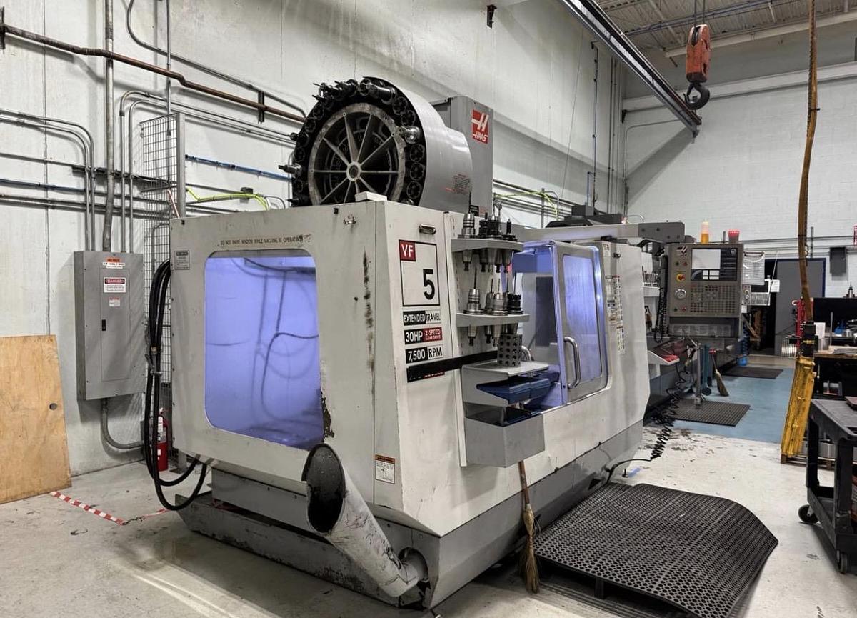 Used 2005 HAAS VF-5XT 4-Axis CNC Vertical Machining Center
