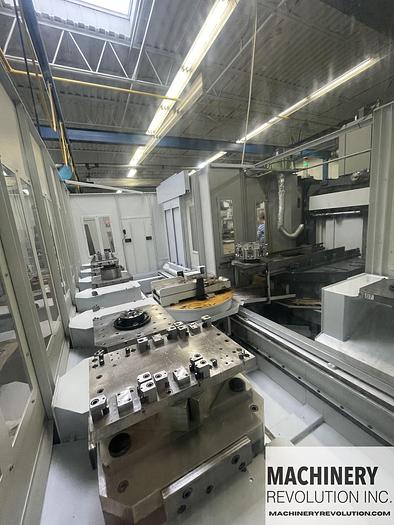Used 2012 Mori Seiki NMV 5000 DCG 5-Axis CNC Vertical Machining Center with 8 Pallet Pool / C-Axis Turning / 181 Tools / TSC