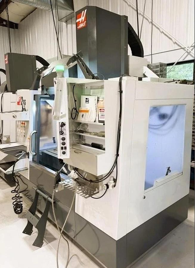 Used 2018 HAAS VF-2SS 12,000 RPM 4-Axis HRT-210 CNC Vertical Machining Center