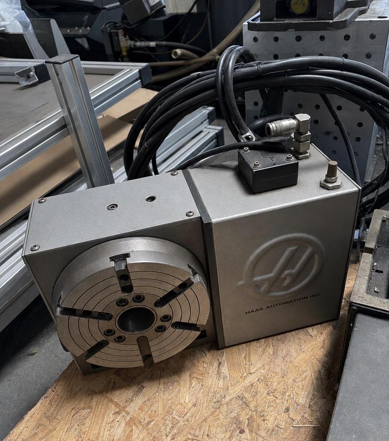 Used HAAS HRT-160 Rotary Table With HAAS 4" Pnematic Tailstock