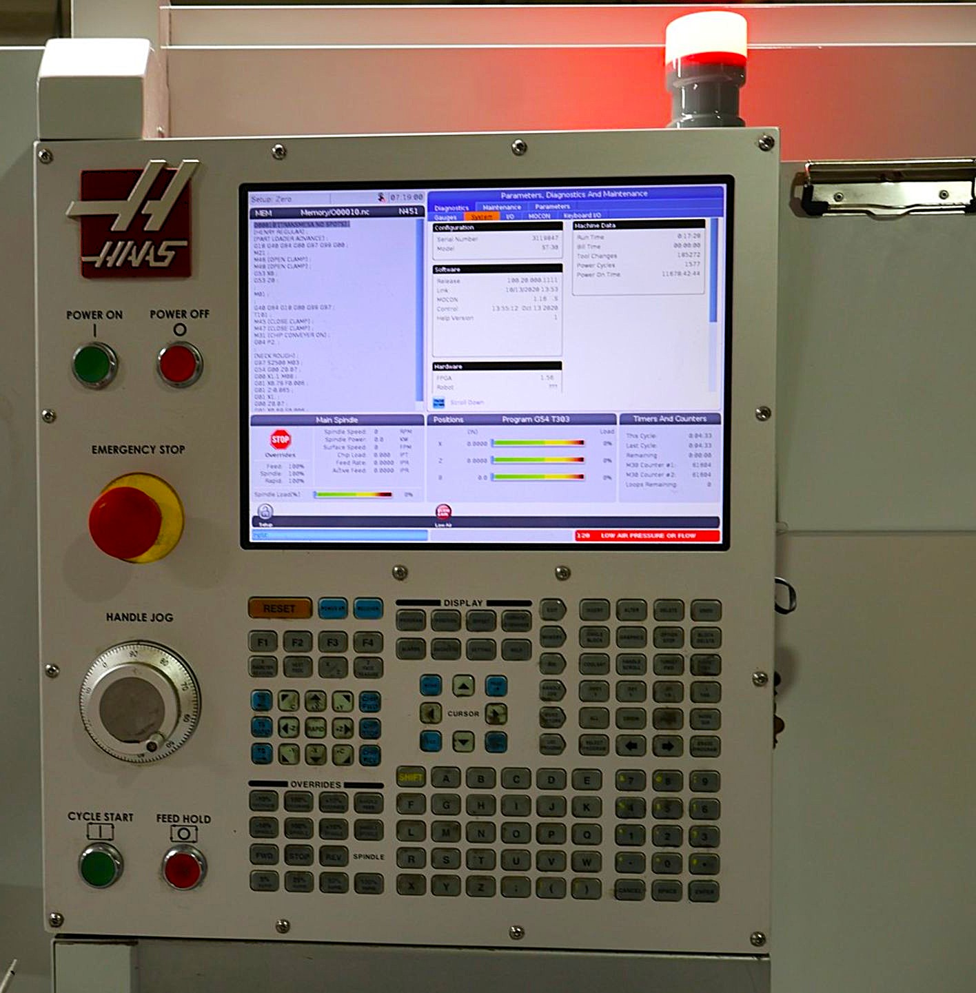 Used 2020 HAAS ST-30 CNC Lathe Steady Rest Tool Presetter and Tailstock